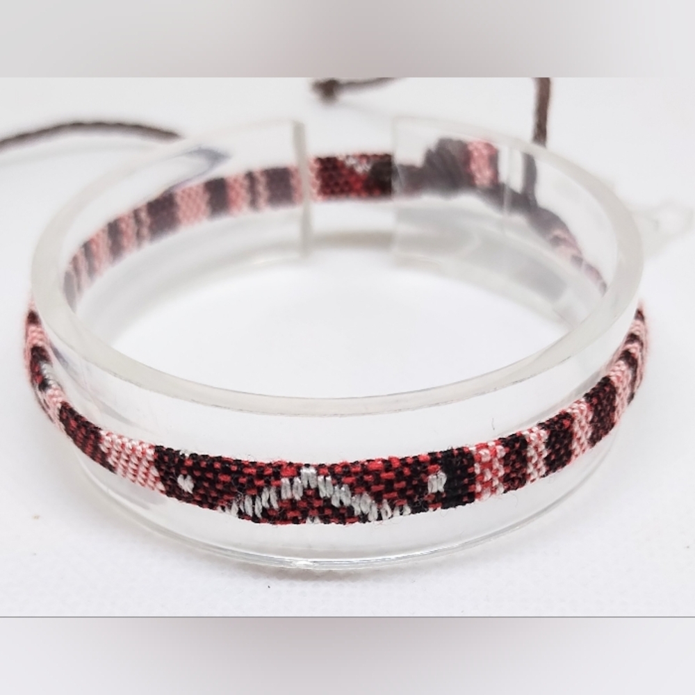 Men's Bracelet Striped Punk New f77